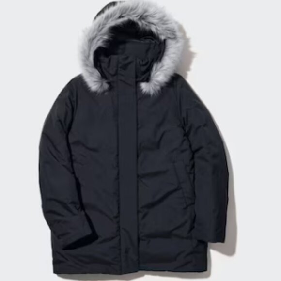 Uniqlo Women's Hybrid Down Coat Black S